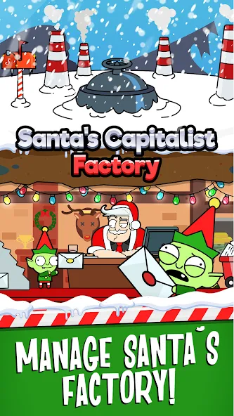 Santa’s Capitalist Factory [MOD: Mega Mod/Меню] - Скриншот 1