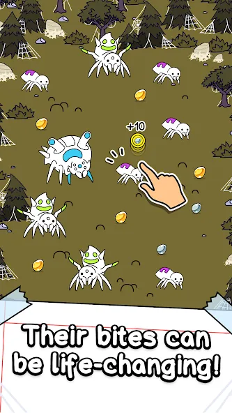 Spider Evolution: Idle Game (Спайдер Эволюшн) [MOD: Разблокировано] - Скриншот 2
