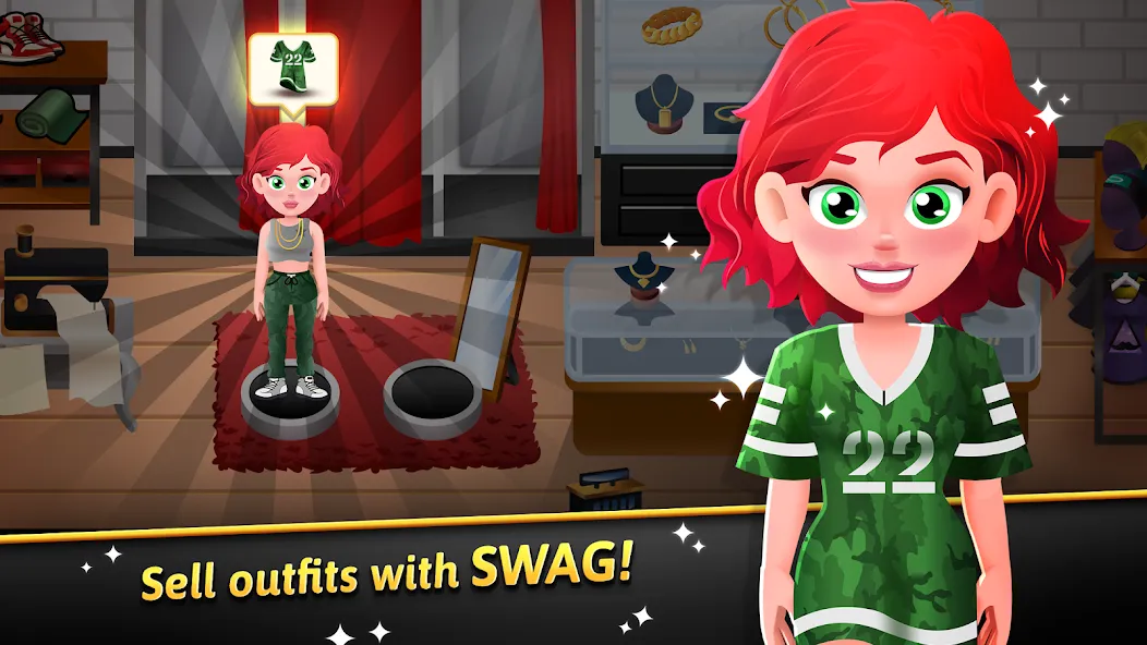 Hip Hop Salon Dash Beauty Game (Хипхоп салон Дэш красивая игра) [MOD: Меню/Много денег] - Скриншот 3