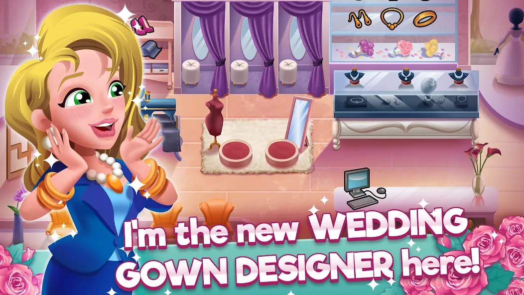 Wedding Salon Dash Bridal Shop (Свадебный салон Дэш Бутик невест) [MOD: Mega Mod/Меню] - Скриншот 1