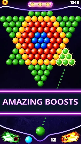 Bubble Shooter Classic (Бабл Шутер Классик) [MOD: Меню/Много денег] - Скриншот 1