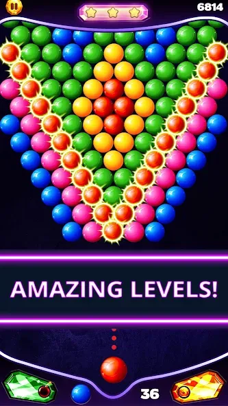 Bubble Shooter Classic (Бабл Шутер Классик) [MOD: Меню/Много денег] - Скриншот 3