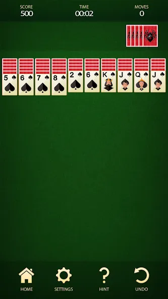 Spider Solitaire: Card Game (Спайдер Солитер) [MOD: Mega Mod/Меню] - Скриншот 4