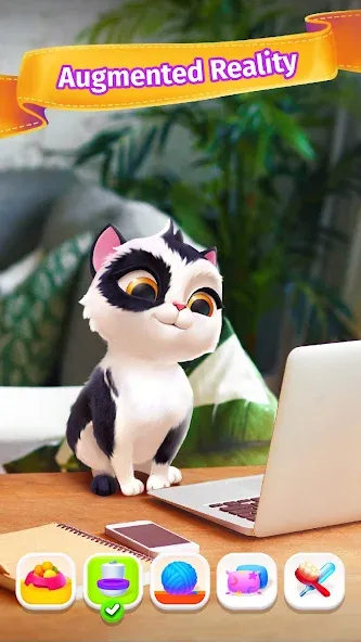 My Cat — Virtual pet simulator (Мой кот) [MOD: Бесконечные деньги] - Скриншот 1