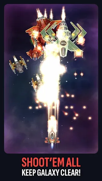 Galaxy Keeper: Space Shooter [MOD: Premium/Unlocked] - Скриншот 2
