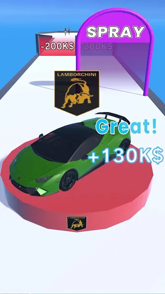 Get the Supercar 3D (Гет зе Суперкар 3Д) [MOD: Мод Меню/Взлом] - Скриншот 1