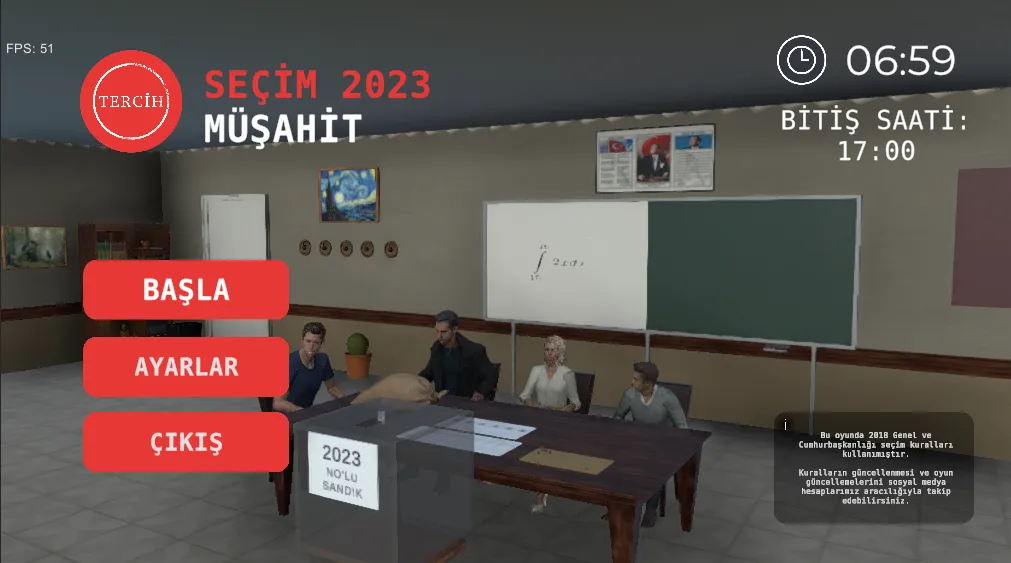 Seçim 2023 Müşahit oyunu [MOD: Premium/Unlocked] - Скриншот 1