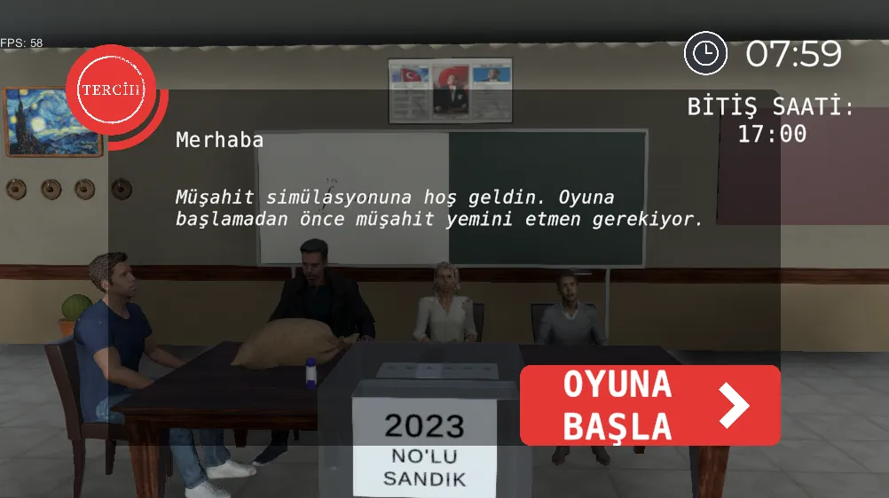 Seçim 2023 Müşahit oyunu [MOD: Premium/Unlocked] - Скриншот 2