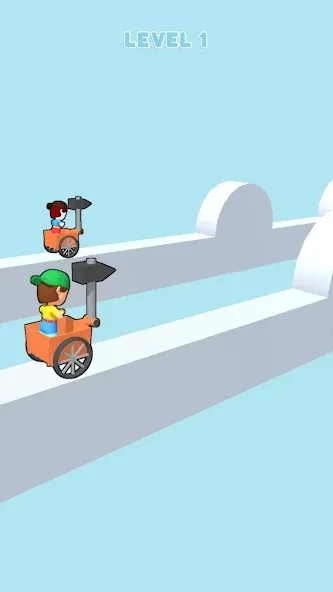 Hammer Race 3D (Хаммер Рейс 3D) [MOD: Мод Меню/Взлом] - Скриншот 1