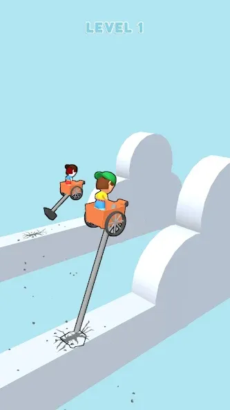 Hammer Race 3D (Хаммер Рейс 3D) [MOD: Мод Меню/Взлом] - Скриншот 2