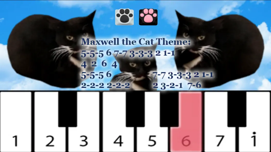 Maxwell the Cat piano (Максвелл зе Кэт пиано) [MOD: Premium/Unlocked] - Скриншот 3