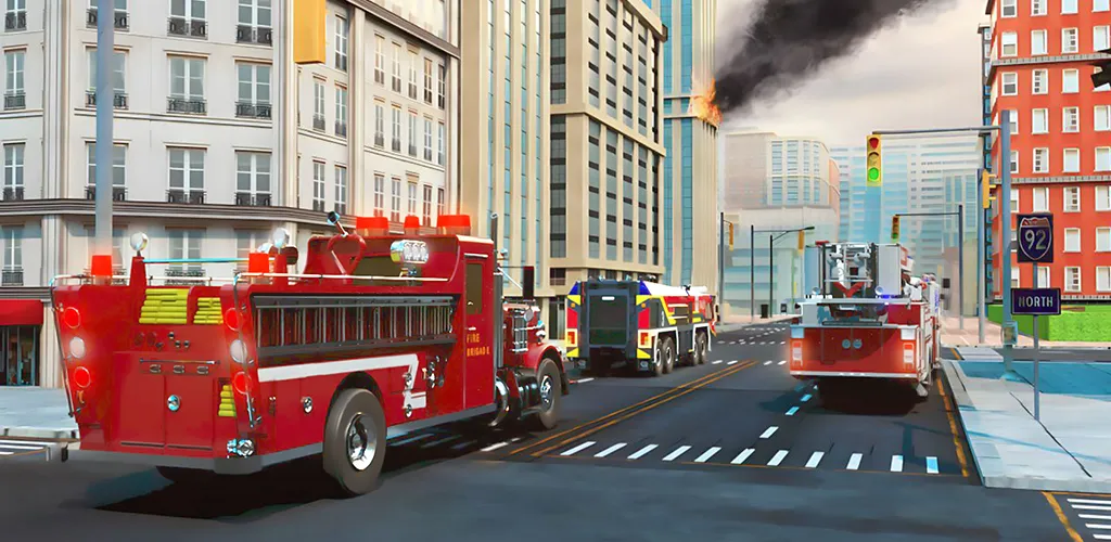 Real Firefighter 3D Simulator (Реальный Пожарник 3D Симулятор) [MOD: Разблокировано] - Скриншот 3