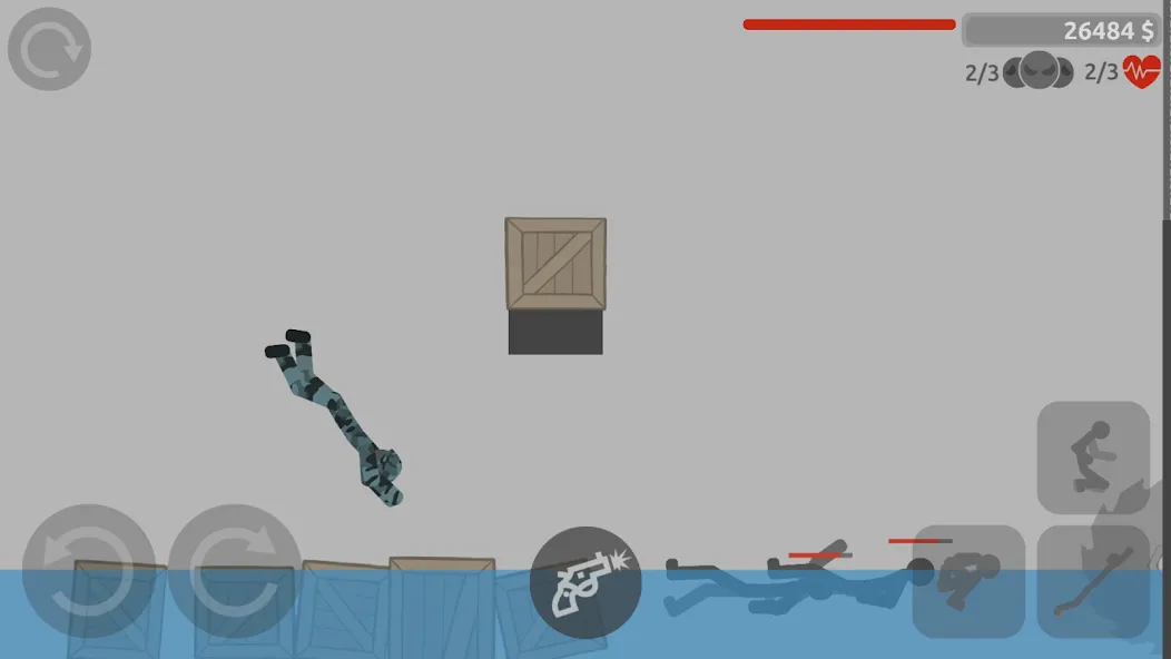 Stick Battle: Ragdoll Fight [MOD: Много монет/Энергии] - Скриншот 1