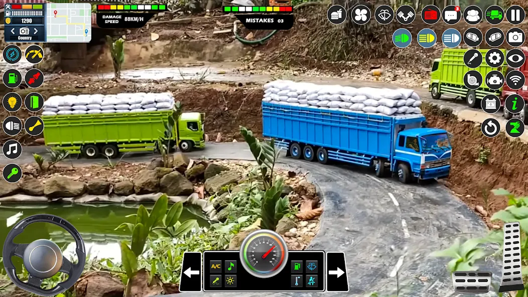Mud Truck Runner Simulator 3D [MOD: Все разблокировано] - Скриншот 3