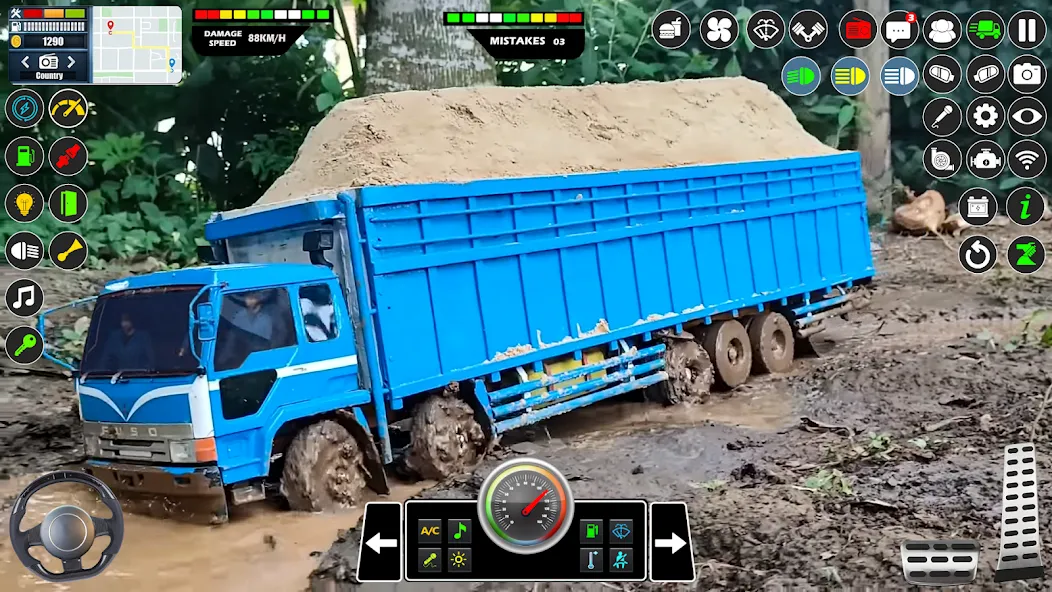 Mud Truck Runner Simulator 3D [MOD: Все разблокировано] - Скриншот 4