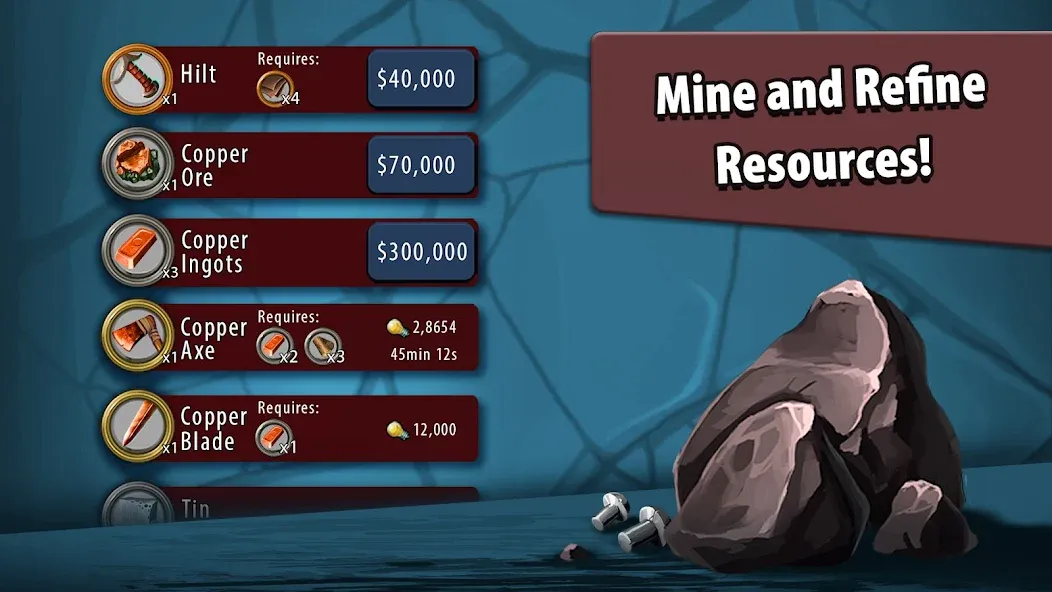 Crafting Idle Clicker [MOD: Мод Меню/Взлом] - Скриншот 2
