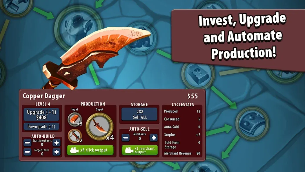 Crafting Idle Clicker [MOD: Мод Меню/Взлом] - Скриншот 3