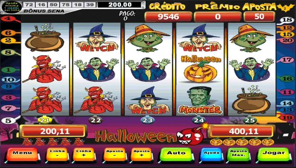 Halloween Bomba (Хэллоуин Слот Бомба Сена) [MOD: Меню/Много денег] - Скриншот 2