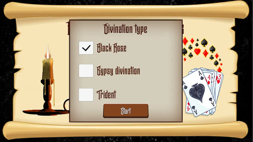 Divination on Playing Cards [MOD: Меню/Много денег] - Скриншот 2