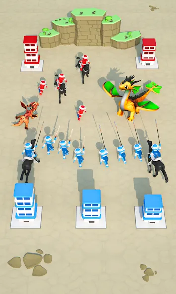 Merge And Conquer: Battle Game (Мердж энд Конкер) [MOD: Разблокировано] - Скриншот 1