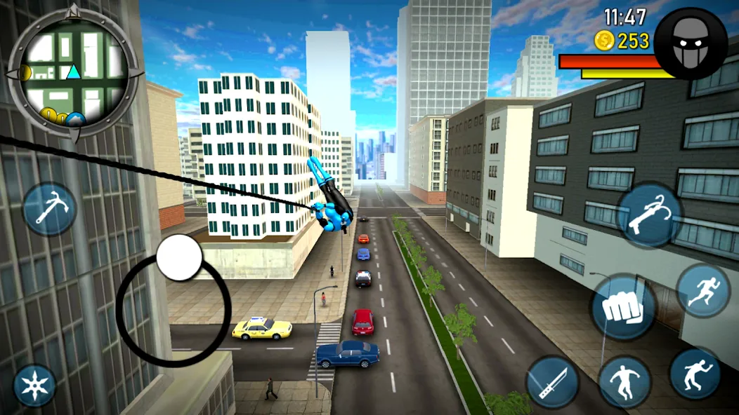 Blue Ninja : Superhero Game (Блу Ниндзя) [MOD: Все разблокировано] - Скриншот 5