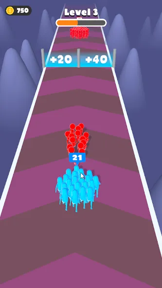 Count Masters: Crowd Runner 3D (Каунт Мастерс Крауд Раннер 3Д) [MOD: Premium/Unlocked] - Скриншот 1