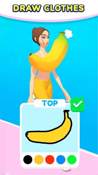Draw Dress! [MOD: Мод Меню/Взлом] - Скриншот 5