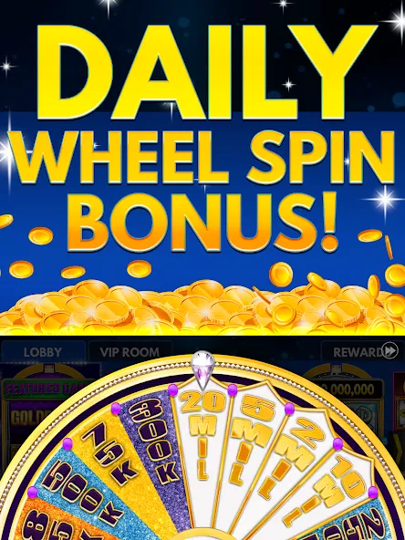 Spin Vegas Slots: Slot Games (Спин Вегас слоты) [MOD: Меню/Много денег] - Скриншот 3