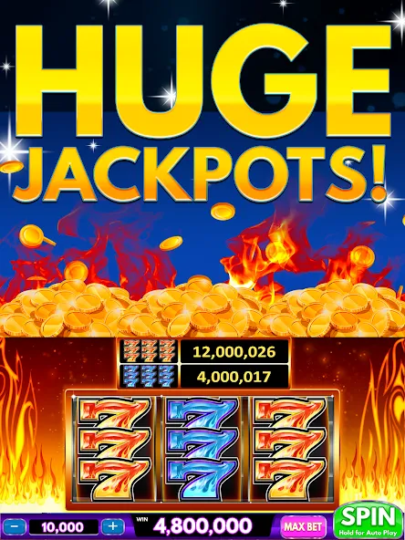 Spin Vegas Slots: Slot Games (Спин Вегас слоты) [MOD: Меню/Много денег] - Скриншот 5