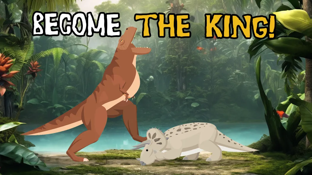 T-Rex Fights Dinosaurs [MOD: Mega Mod/Меню] - Скриншот 4