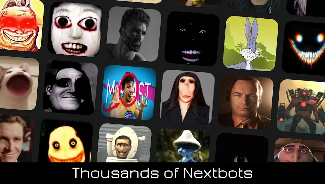 Nextbots Online: Sandbox (Некстботс Онлайн) [MOD: Все открыто] - Скриншот 1
