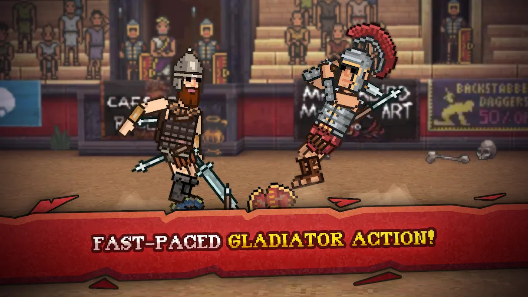 Gladihoppers — Gladiator Fight (Гладихопперс) [MOD: Premium/Unlocked] - Скриншот 1