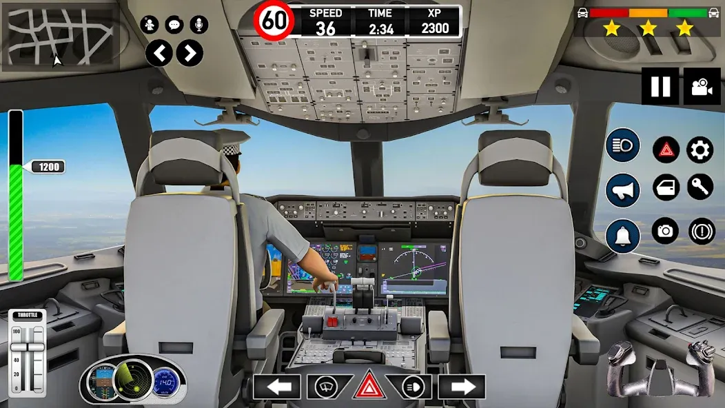 Plane Pilot Flight Simulator (Плейн Пилот Флайт Симулятор) [MOD: Все разблокировано] - Скриншот 1