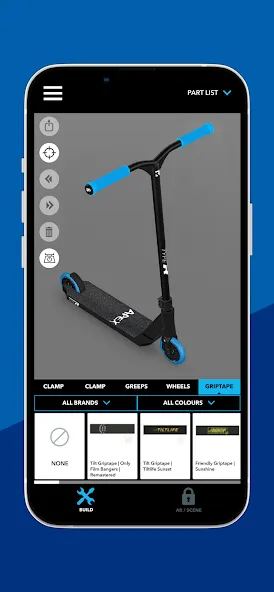 Scooter 3D custom builder (Скутер 3D настраиваемый конструктор) [MOD: Разблокировано] - Скриншот 3