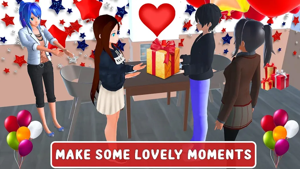 Anime High School Love Story [MOD: Все открыто] - Скриншот 4