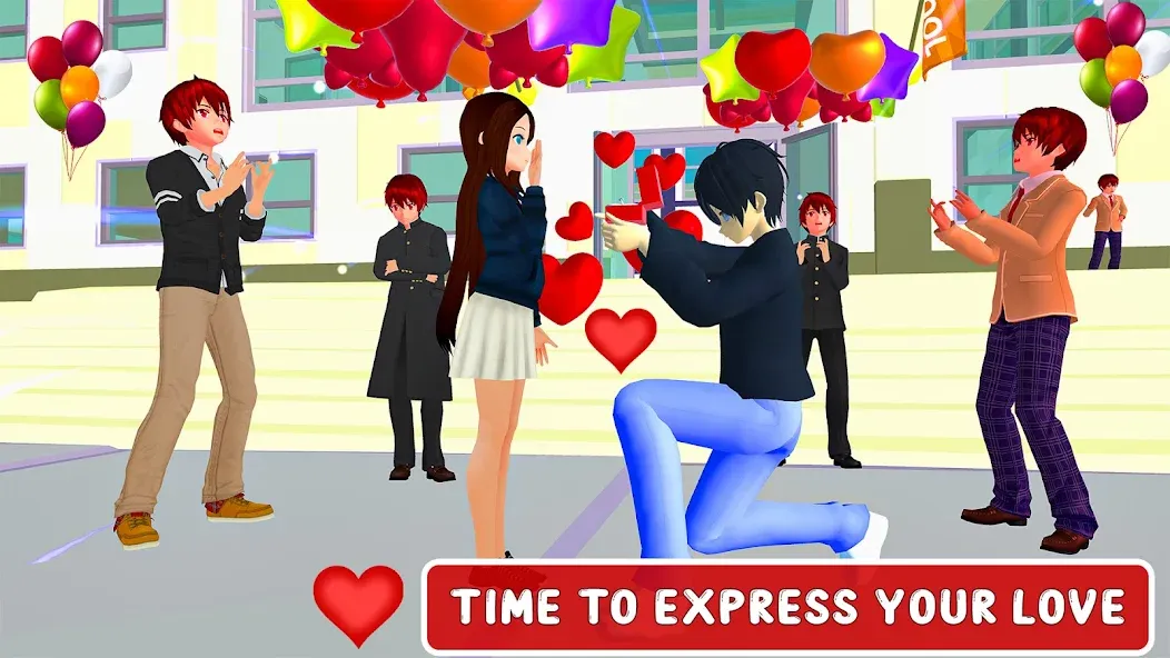 Anime High School Love Story [MOD: Все открыто] - Скриншот 5