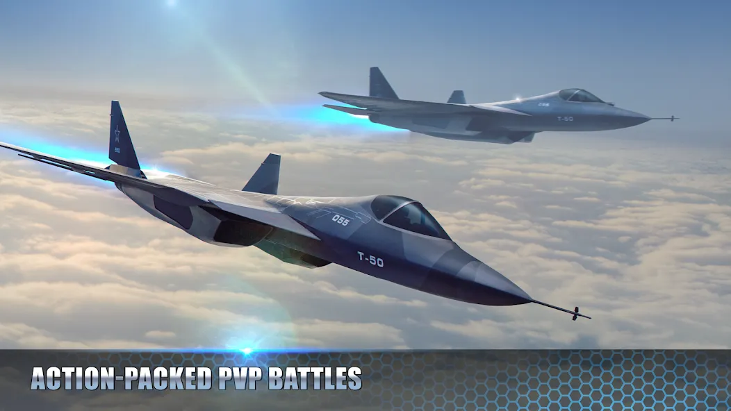 Modern Warplanes: PvP Warfare (Модерн Варплейнс) [MOD: Меню/Много денег] - Скриншот 1
