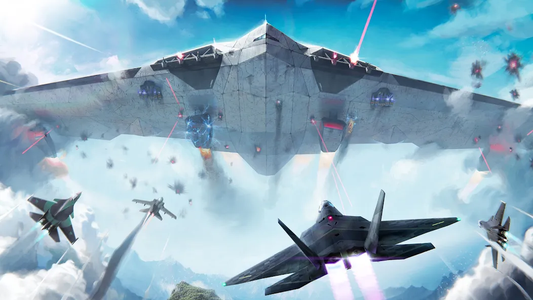 Modern Warplanes: PvP Warfare (Модерн Варплейнс) [MOD: Меню/Много денег] - Скриншот 2