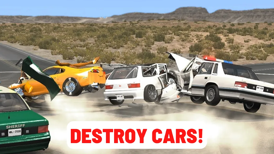 Car Crashing Simulator (Кар Крэшинг Симулятор) [MOD: Бесконечные деньги] - Скриншот 1