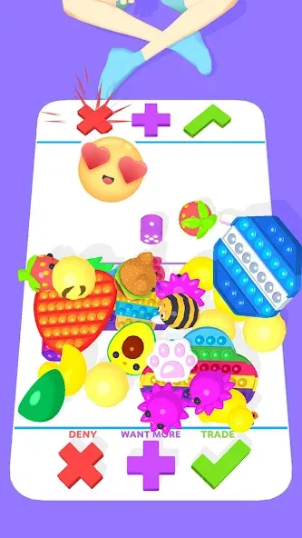 Fidget Trading 3D Fidget Toys (Фиджет Трейдинг 3D Фиджет Игрушки) [MOD: Мод Меню/Взлом] - Скриншот 1
