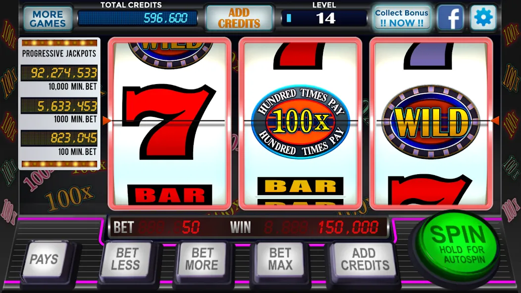 777 Slots Casino Classic Slots (Слоты Казино Классические Слоты) [MOD: Бесконечные деньги] - Скриншот 1