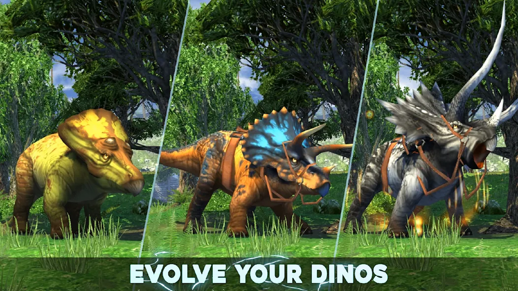 Dino Tamers — Jurassic MMO (Дино Дрессировщики) [MOD: Много монет/Энергии] - Скриншот 1