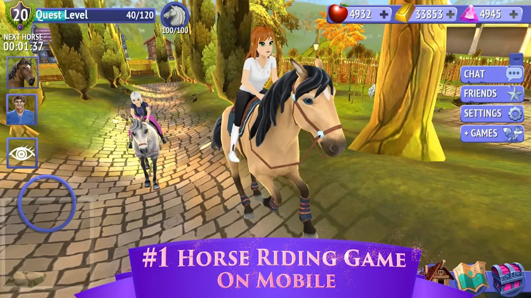 Horse Riding Tales — Wild Pony (Хорс Райдинг Тейлс) [MOD: Premium/Unlocked] - Скриншот 3
