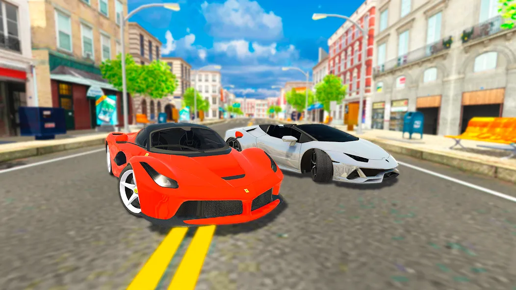Car Driving Simulator: Online (Кар Драйвинг Симулятор) [MOD: Разблокировано] - Скриншот 1