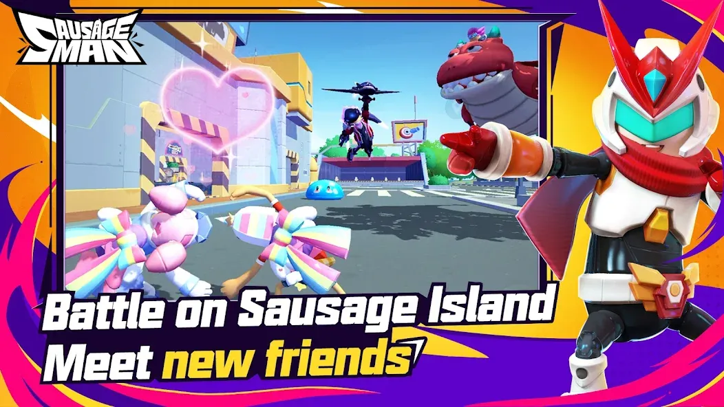 Sausage Man (Сосискамен) [MOD: Разблокировано] - Скриншот 3