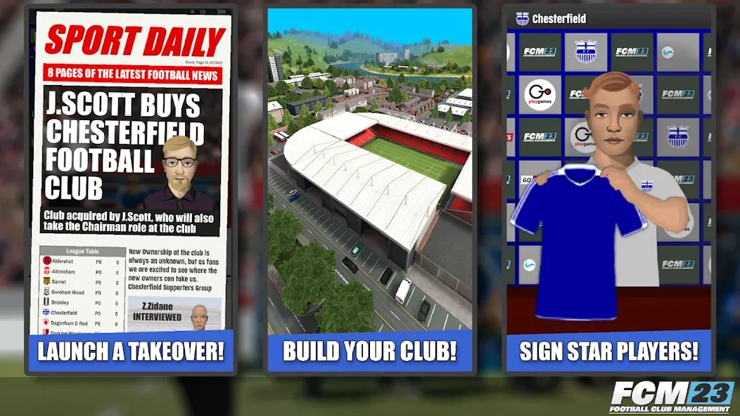 FCM23 Soccer Club Management (Футбольное клубное управление 2023) [MOD: Premium/Unlocked] - Скриншот 3