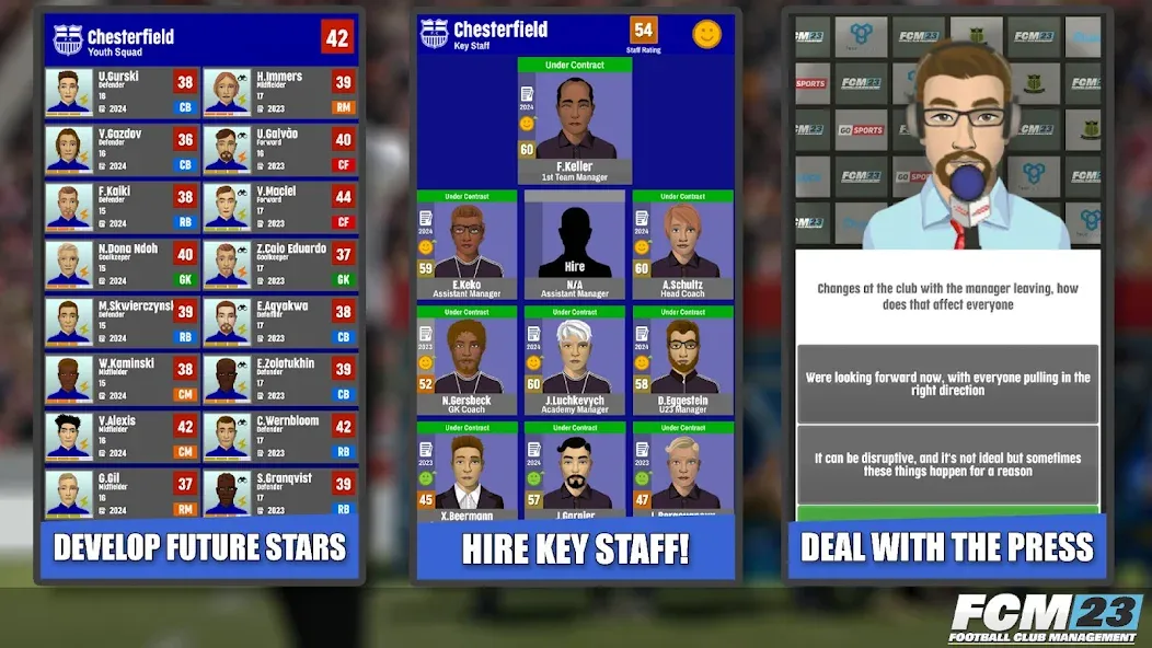 FCM23 Soccer Club Management (Футбольное клубное управление 2023) [MOD: Premium/Unlocked] - Скриншот 4