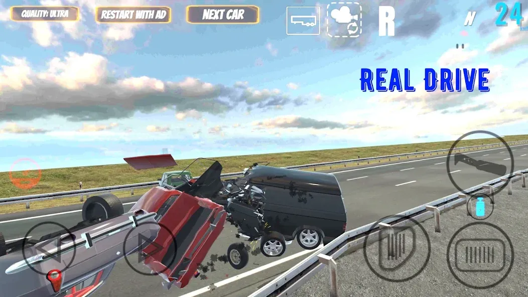 Real Drive (Риал Драйв) [MOD: Много монет/Энергии] - Скриншот 2