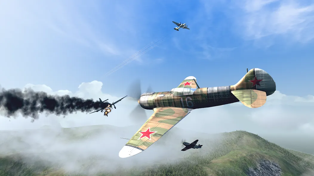 Warplanes: WW2 Dogfight (Варплейнс) [MOD: Мод Меню/Взлом] - Скриншот 5