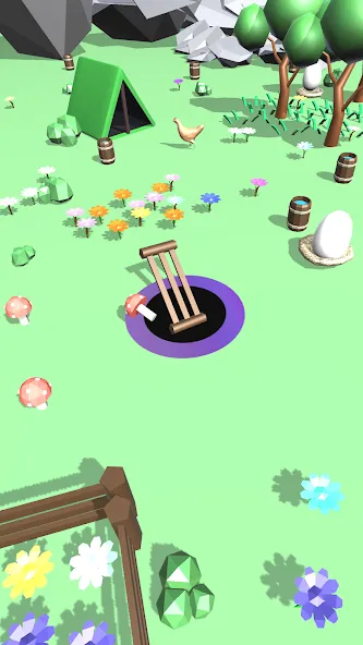 Hole Vacuum 3D (Хол Вакуум 3Д) [MOD: Все открыто] - Скриншот 5